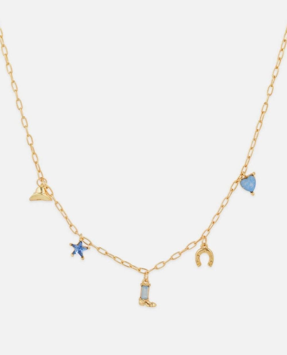 Pastel Champagne Color Western Necklace